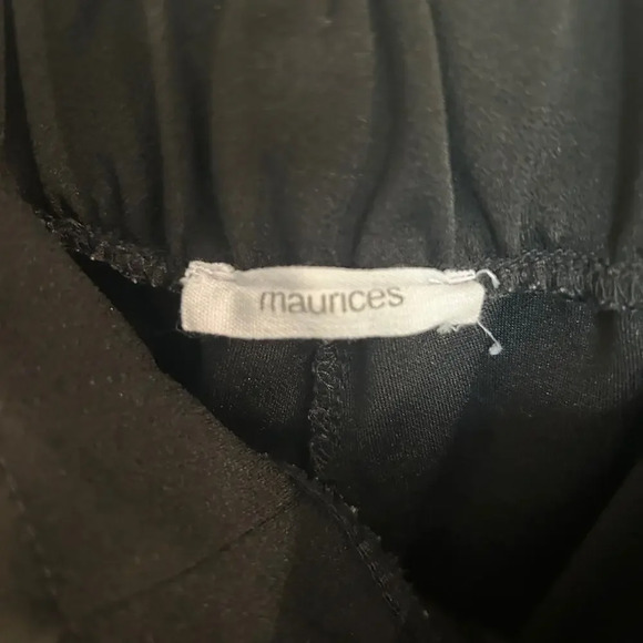 Maurice's Black‎ Shorts High waisted Belted Paperbag - Picture 3 of 7